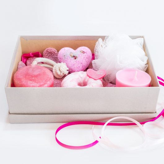 pink gift box